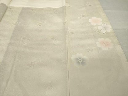 平和屋着物●谷崎潤一郎の世界　訪問着　花船文　暈し染め　正絹　逸品　AABI7978ck