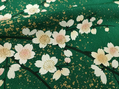 平和屋着物●豪華振袖　枝桜文　金彩　やまと誂製　正絹　逸品　AABI7980ck