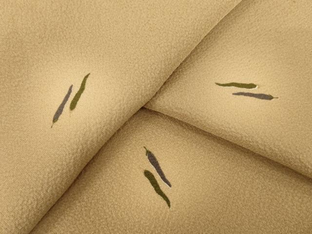 平和屋着物●上質な小紋　丸文　成り物　ほたる暈し　正絹　逸品　AABI7984ck