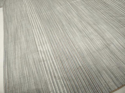 平和屋着物●ぜんまい紬　間道　正絹　逸品　AABI7985ck