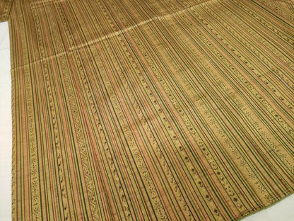 平和屋着物●上質な紬　花間道　正絹　逸品　未使用　AABI7986ck