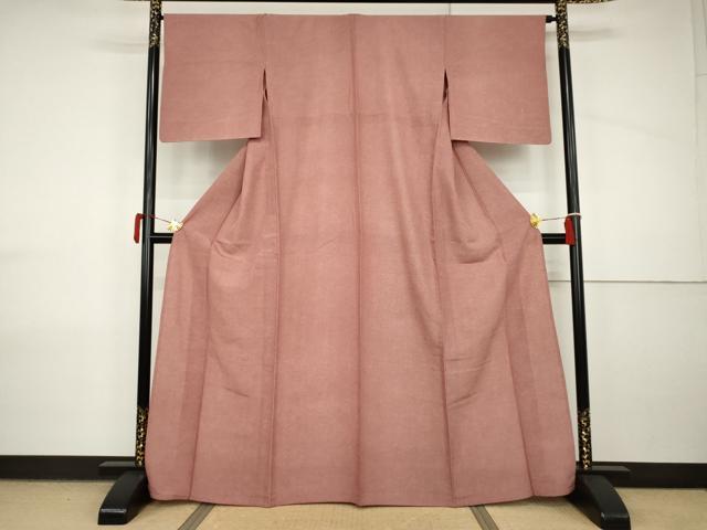 平和屋着物▽江戸小紋　単衣　鮫小紋柄　正絹　逸品　AABI8058cs