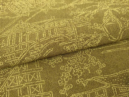 平和屋着物▽江戸小紋　単衣　風景文　正絹　逸品　AABI8063cs