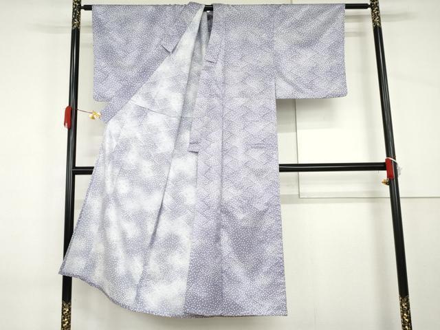 平和屋着物▽男性　小紋　単衣　散らし文様　洗える着物　AABI8076cs