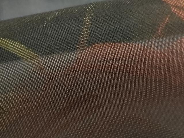 平和屋着物＊夏物　西陣　小紋　手描き　琉粋紗　反端付き　正絹　逸品　未使用　AABI8098cs