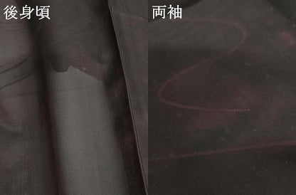 平和屋着物＊夏物　小紋　紗　流水文　正絹　逸品　AABI8100cs