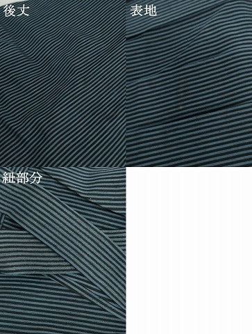 平和屋着物＊夏物　男性　馬乗り袴　縞　正絹　逸品　AABI8105cs
