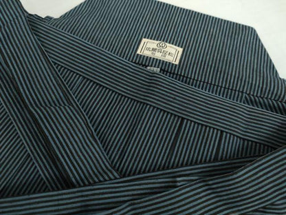 平和屋着物＊夏物　男性　馬乗り袴　縞　正絹　逸品　AABI8105cs