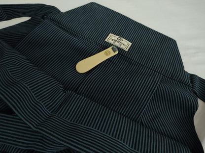 平和屋着物＊夏物　男性　馬乗り袴　縞　正絹　逸品　AABI8105cs