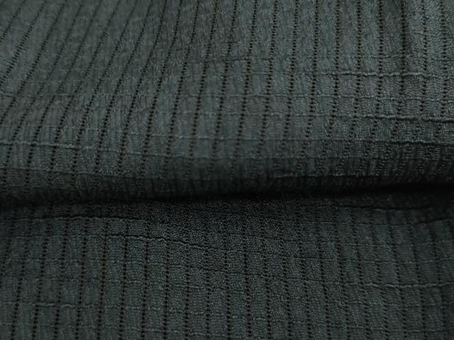 平和屋着物＊夏物　男性　行灯袴　縞　黒地　正絹　逸品　AABI8106cs