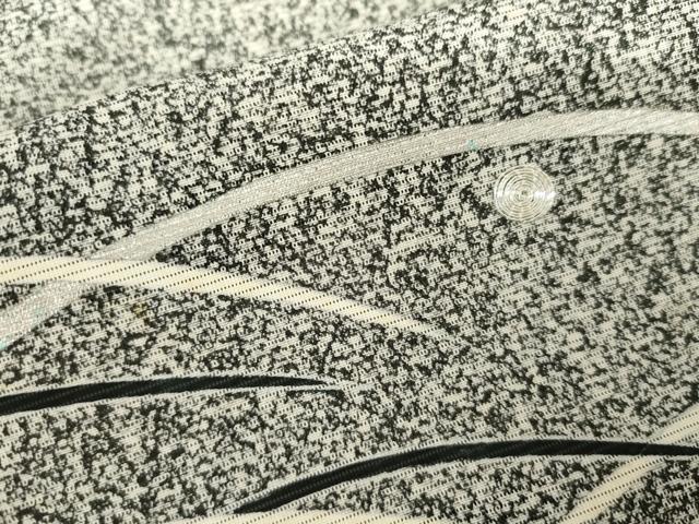 平和屋着物＊夏物　訪問着　絽　駒刺繍　露芝　たたき染め　銀彩　正絹　逸品　AABI8108cs