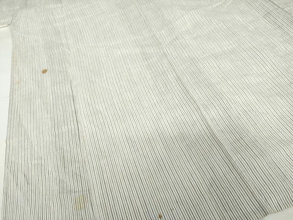 平和屋着物＊夏物　上布　縞　麻　逸品　AABI8119cs