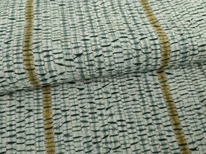 平和屋着物＊夏物　小紋　絞り　縞　綿　逸品　AABI8124cs