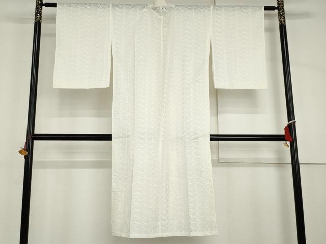 平和屋着物＊夏物　長襦袢　レース　唐草文　綿　逸品　AABI8149cs