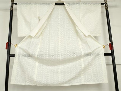 平和屋着物＊夏物　長襦袢　レース　唐草文　綿　逸品　AABI8149cs