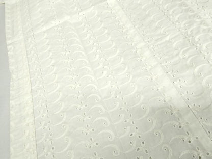 平和屋着物＊夏物　長襦袢　レース　唐草文　綿　逸品　AABI8149cs