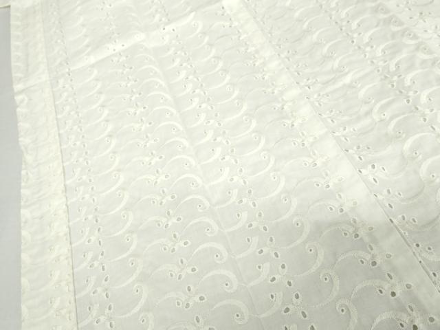 平和屋着物＊夏物　長襦袢　レース　唐草文　綿　逸品　AABI8149cs