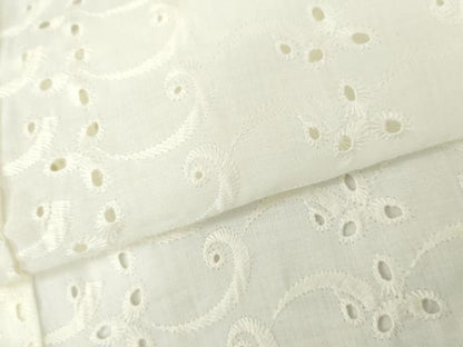 平和屋着物＊夏物　長襦袢　レース　唐草文　綿　逸品　AABI8149cs