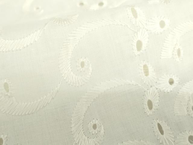平和屋着物＊夏物　長襦袢　レース　唐草文　綿　逸品　AABI8149cs