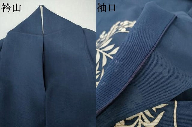 平和屋着物＊夏物　訪問着　絽　駒刺繍　枝花文　金彩　ますいわ屋扱い　正絹　逸品　AABI8151cs