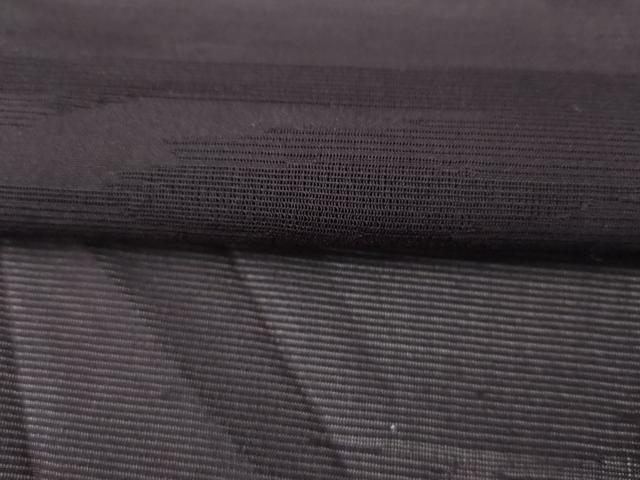 平和屋着物＊夏物　色無地　絽　霞紋紗　葡萄色　正絹　逸品　AABI8158cs