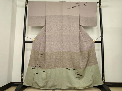 平和屋着物●訪問着　飛鳥文　正絹　逸品　未使用　AABI8164ck