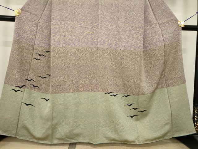 平和屋着物●訪問着　飛鳥文　正絹　逸品　未使用　AABI8164ck