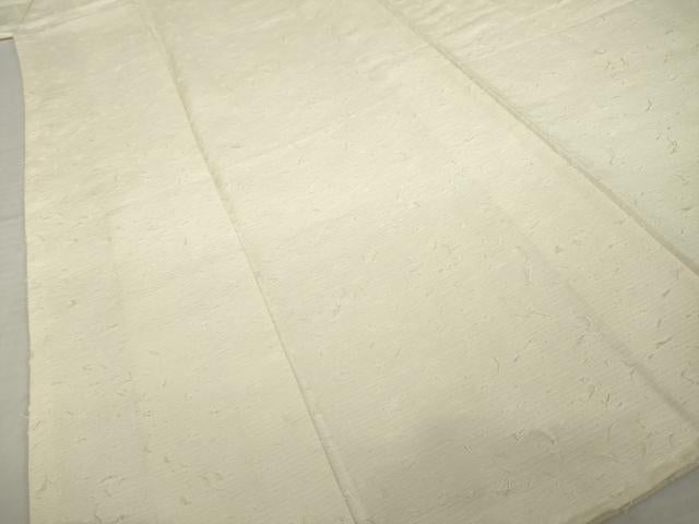 平和屋着物●ひげ紬　肌色　正絹　逸品　AABI8182ck