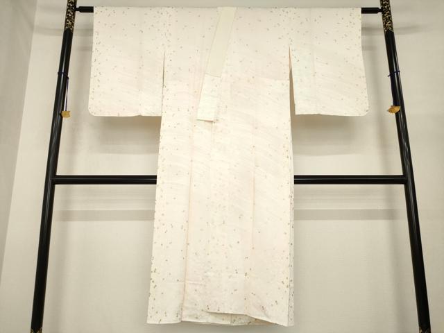 平和屋着物●長襦袢　袷　箔散らし文様　金彩　大丸扱い　正絹　逸品　未使用　AABI8189ck