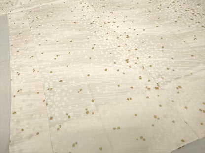 平和屋着物●長襦袢　袷　箔散らし文様　金彩　大丸扱い　正絹　逸品　未使用　AABI8189ck