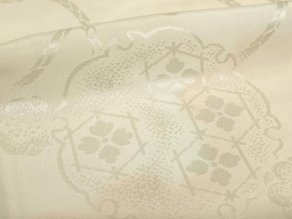 平和屋着物●長襦袢　袷　鏡裏花地紋　暈し染め　正絹　逸品　AABI8194ck