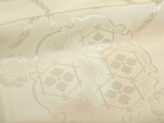 平和屋着物●長襦袢　袷　鏡裏花地紋　暈し染め　正絹　逸品　AABI8194ck