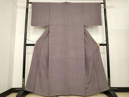 平和屋着物●江戸小紋　鮫小紋柄　正絹　逸品　AABI8199ck