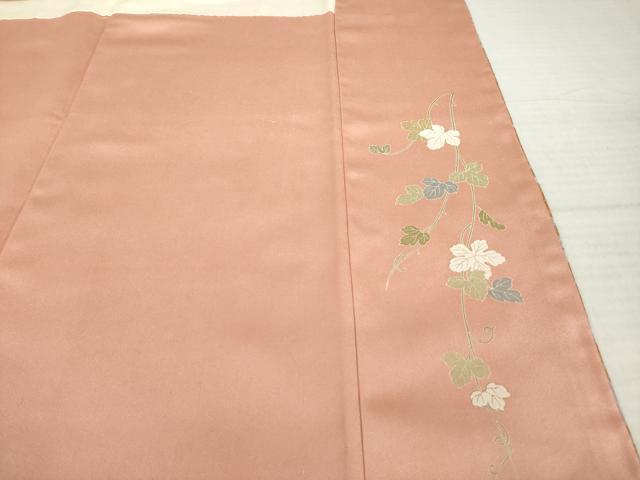 平和屋着物●訪問着　駒刺繍　地紙花籬文　暈し染め　金銀彩　正絹　逸品　AABI8216ck