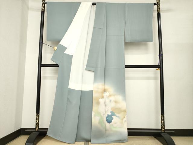 平和屋着物●豪華色留袖　立波文　暈し染め　正絹　逸品　AABI8219ck