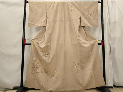平和屋着物■訪問着　手描き　竜田川文様　洗える着物　AABI8264st