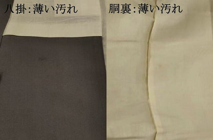 平和屋着物■上質な小紋　花づくし　黒地　鈴乃屋扱い　正絹　逸品　AABI8278st