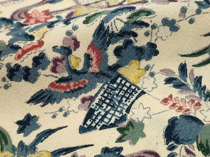 平和屋着物■上質な小紋　花鳥文　正絹　逸品　AABI8279st