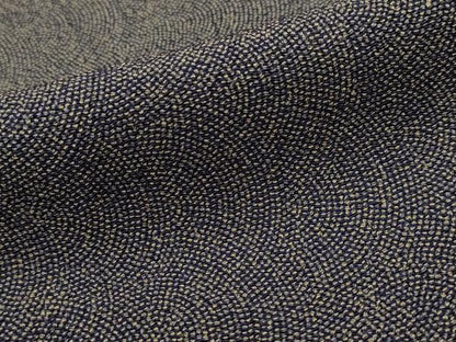 平和屋着物■江戸小紋　鮫小紋柄　鬼しぼ縮緬　正絹　逸品　AABI8285st
