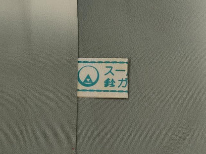 平和屋着物■訪問着　短冊花文　金彩　正絹　逸品　AABI8287st
