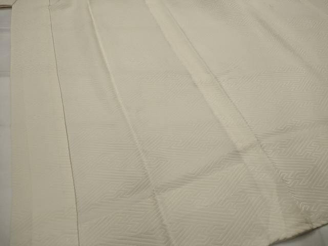 平和屋着物■長襦袢　無双仕立て　紗綾型地紋　正絹　逸品　AABI8288st
