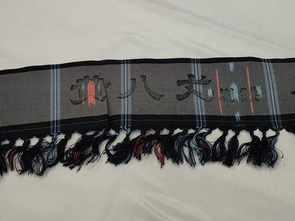 平和屋着物■黄八丈　紬　琉球絣文様　証紙付き　正絹　逸品　AABI8291st