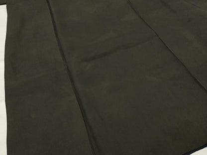 平和屋着物■男性　黒紋付　正絹　逸品　AABI8292st