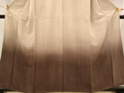 平和屋着物■訪問着　草花地紋　暈し染め　正絹　逸品　AABI8293st