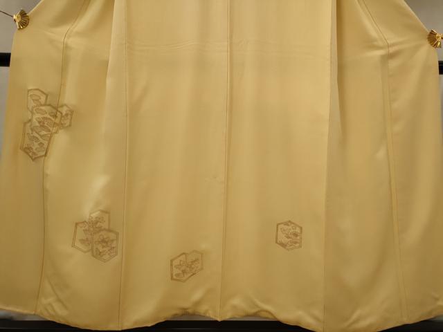 平和屋着物■訪問着　亀甲花蝶文　正絹　逸品　AABI8294st