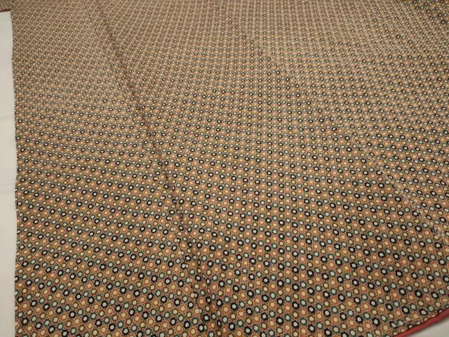 平和屋着物■上質な小紋　亀甲尽くし　正絹　逸品　未使用　AABI8295st