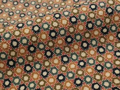 平和屋着物■上質な小紋　亀甲尽くし　正絹　逸品　未使用　AABI8295st
