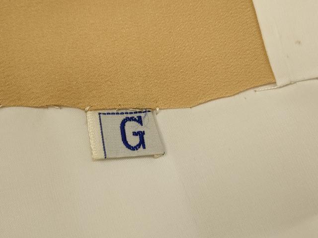 平和屋着物■小振袖　二尺袖　駒刺繍　笹竹文　金糸　銀彩　正絹　逸品　AABI8313st
