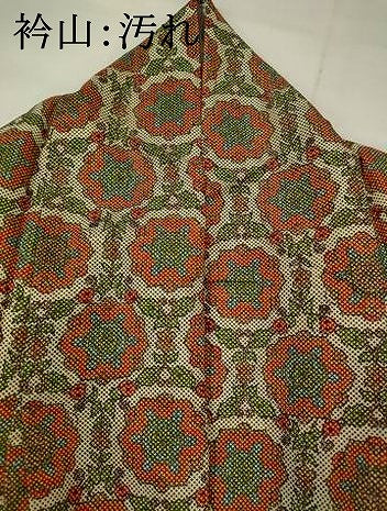 平和屋着物■本場染大島紬　花尽くし　正絹　逸品　AABI8317st