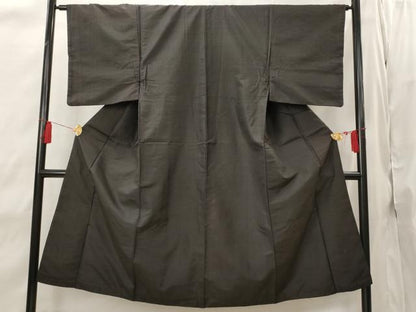 平和屋着物■男性　紬　縞　正絹　逸品　AABI8323st